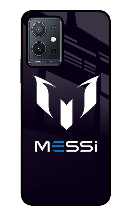 Messi Logo Vivo Y75 5G/Vivo T1 5G Glass Case