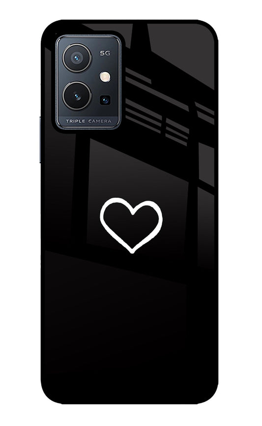 Heart Vivo Y75 5G/Vivo T1 5G Glass Case