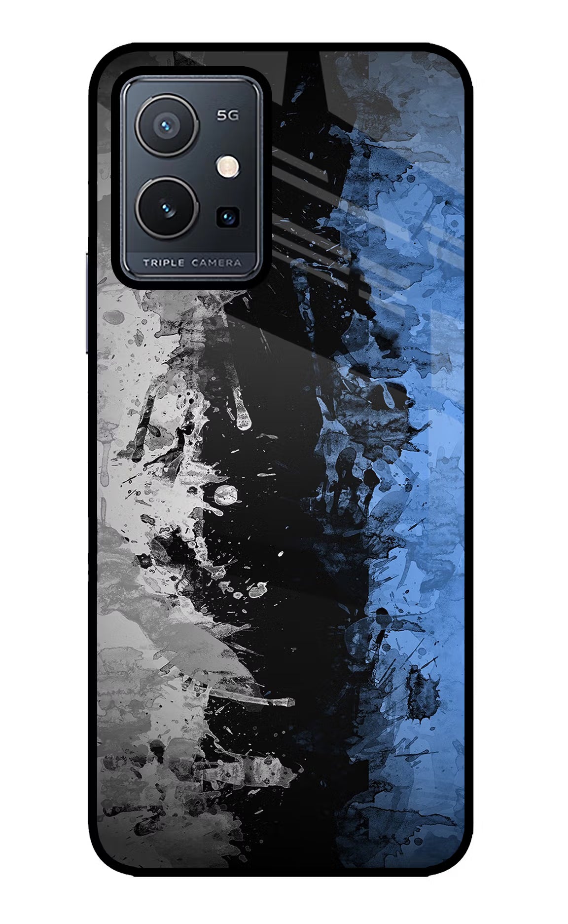 Artistic Design Vivo Y75 5G/Vivo T1 5G Glass Case Back Cover by Casekaro