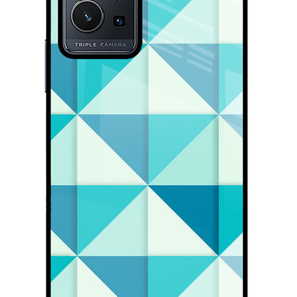 Abstract Vivo Y75 5G/Vivo T1 5G Glass Case Back Cover by Casekaro