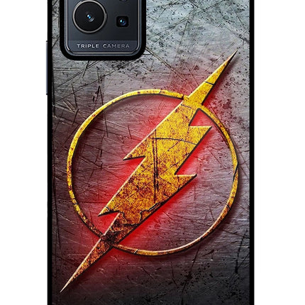 Flash Vivo Y75 5G/Vivo T1 5G Glass Case Back Cover by Casekaro