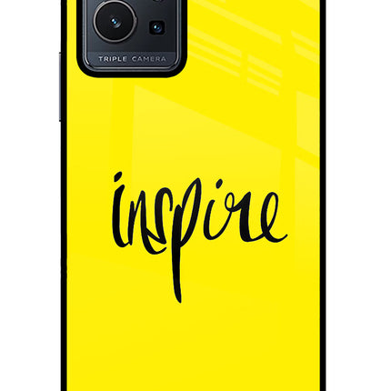 Inspire Vivo Y75 5G/Vivo T1 5G Glass Case Back Cover by Casekaro