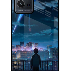 Anime Vivo Y75 5G/Vivo T1 5G Glass Case