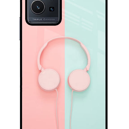 Music Lover Vivo Y75 5G/Vivo T1 5G Glass Case Back Cover by Casekaro