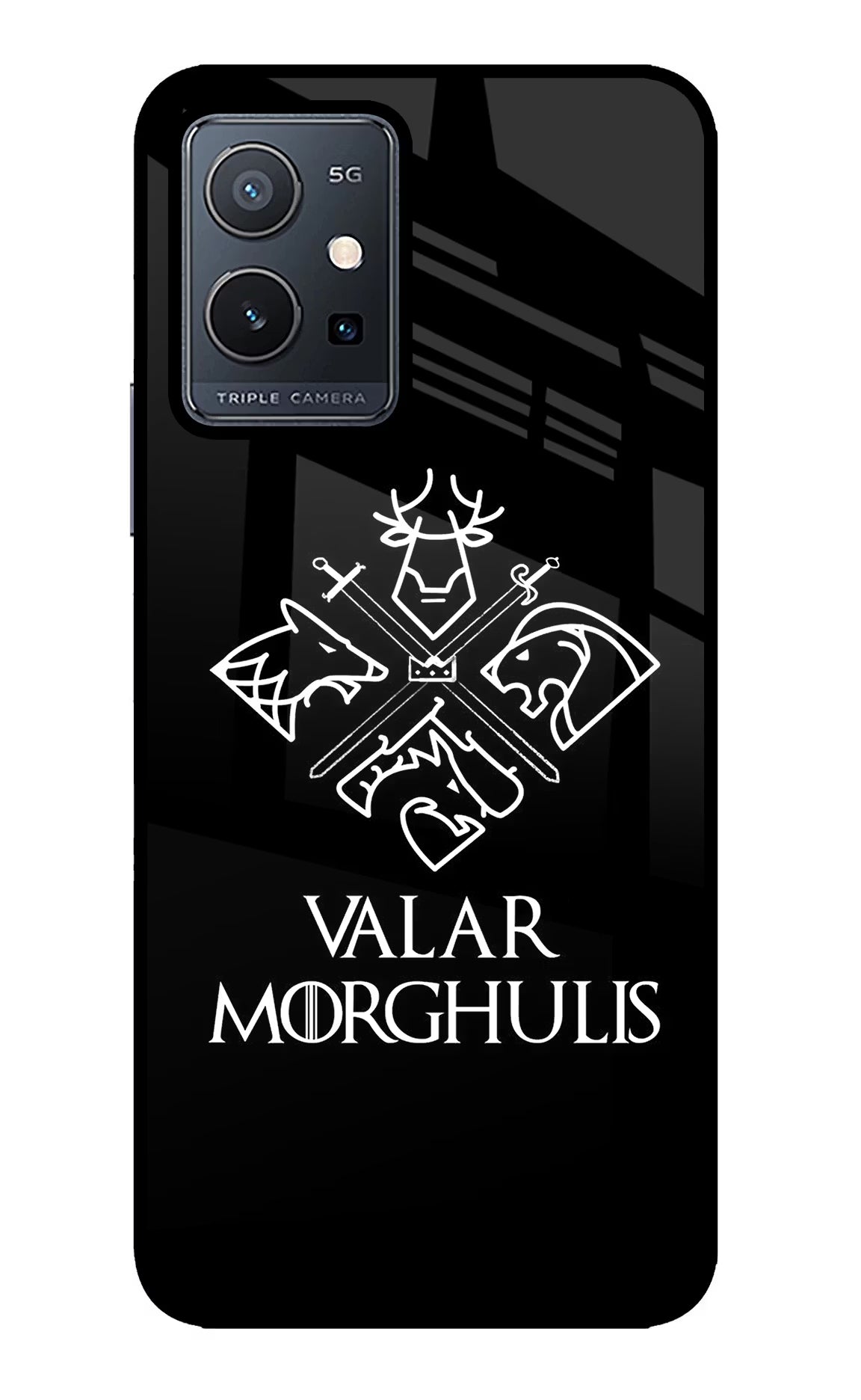Valar Morghulis | Game Of Thrones Vivo Y75 5G/Vivo T1 5G Glass Case
