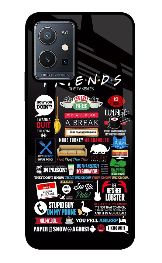 FRIENDS Vivo Y75 5G/Vivo T1 5G Glass Case