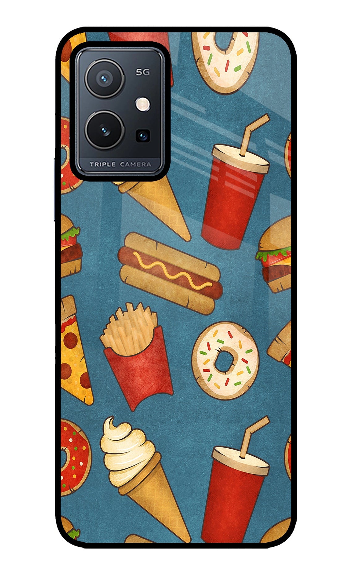 Foodie Vivo Y75 5G/Vivo T1 5G Back Cover