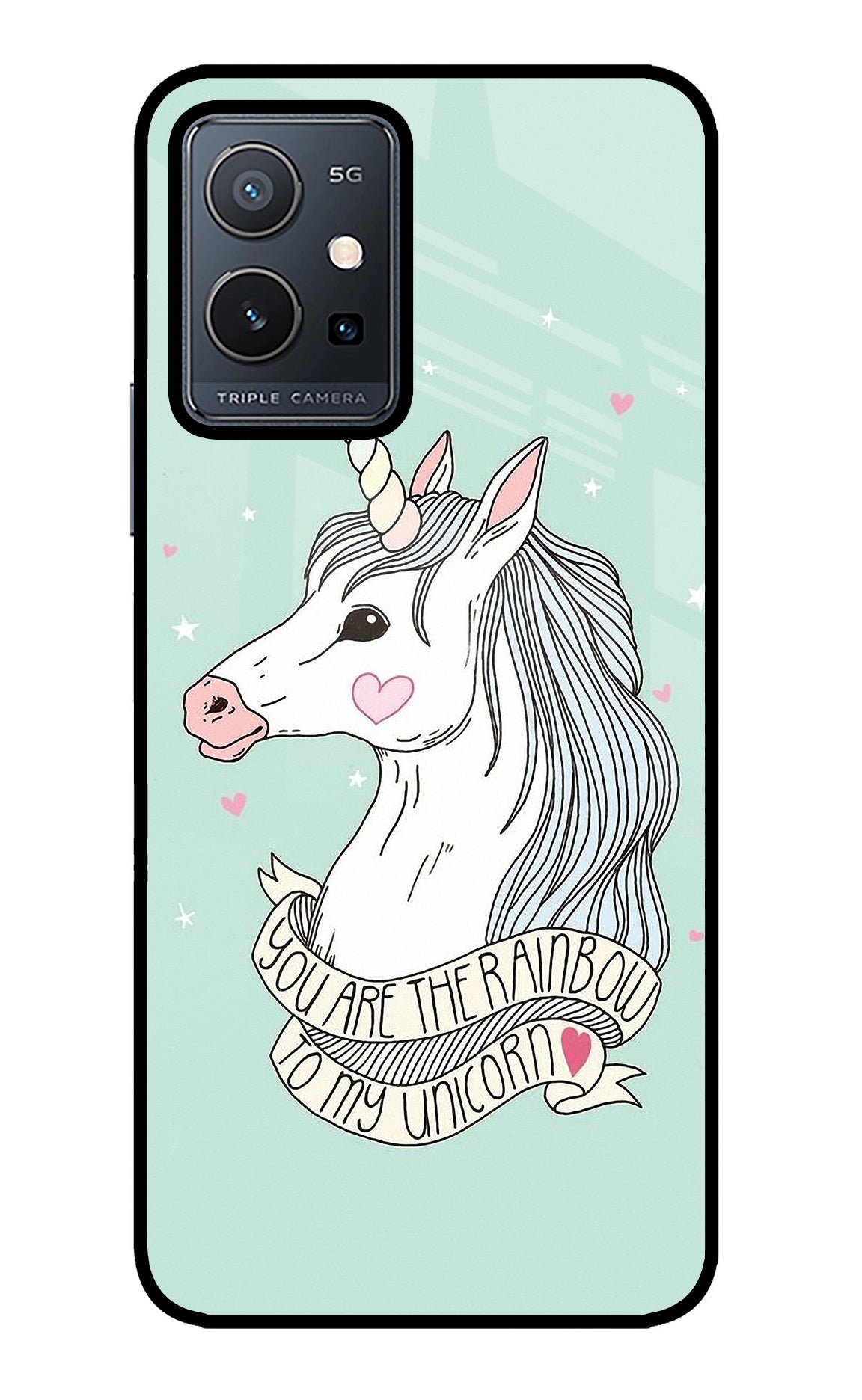 Unicorn Wallpaper Vivo Y75 5G/Vivo T1 5G Back Cover