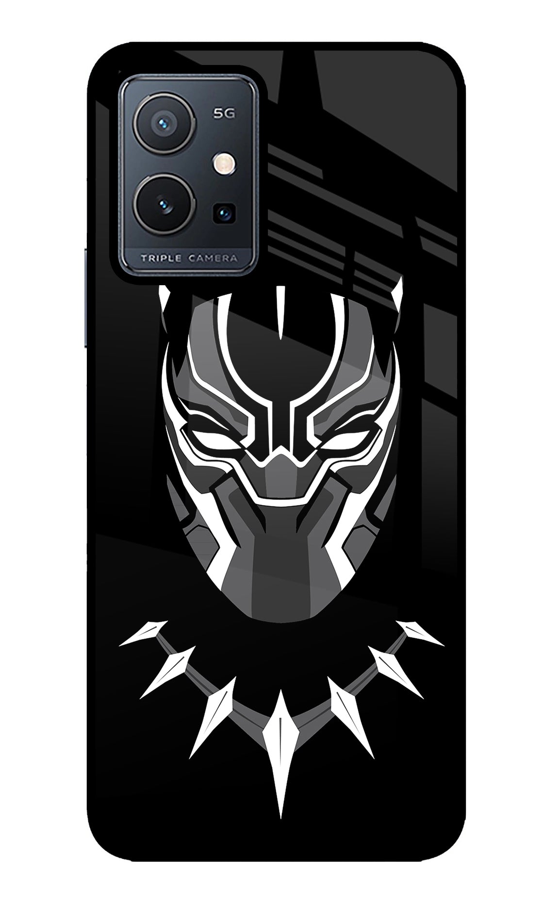 Black Panther Vivo Y75 5G/Vivo T1 5G Back Cover