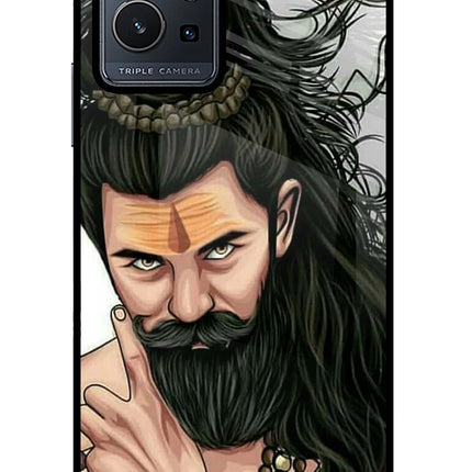 Mahadev Vivo Y75 5G/Vivo T1 5G Glass Case Back Cover by Casekaro