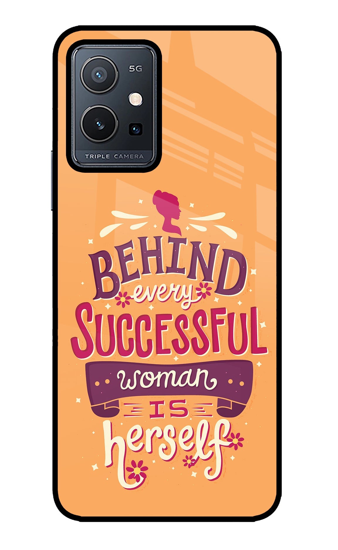 Behind Every Successful Woman There Is Herself Vivo Y75 5G/Vivo T1 5G Back Cover