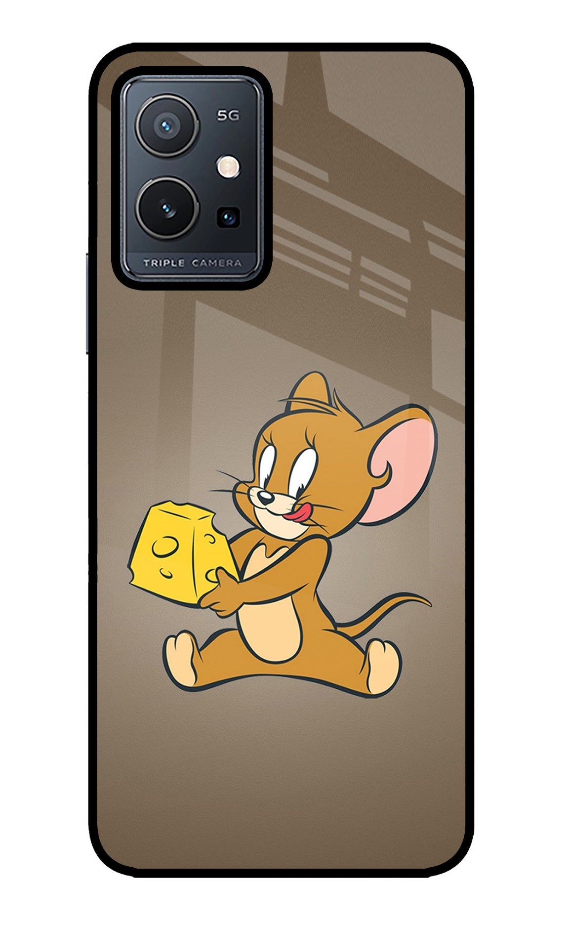 Jerry Vivo Y75 5G/Vivo T1 5G Glass Case