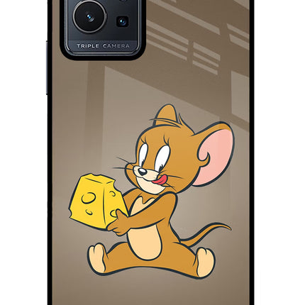 Jerry Vivo Y75 5G/Vivo T1 5G Glass Case Back Cover by Casekaro