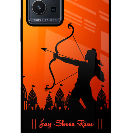 Lord Ram - 4 Vivo Y75 5G/Vivo T1 5G Glass Case Back Cover by Casekaro