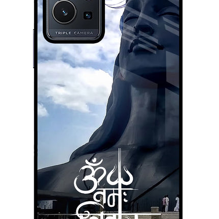 Om Namah Shivay Vivo Y75 5G/Vivo T1 5G Glass Case Back Cover by Casekaro