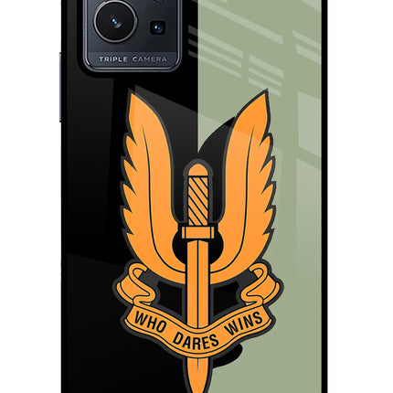 Balidan Logo Vivo Y75 5G/Vivo T1 5G Glass Case Back Cover by Casekaro