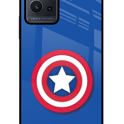 Shield Vivo Y75 5G/Vivo T1 5G Glass Case Back Cover by Casekaro