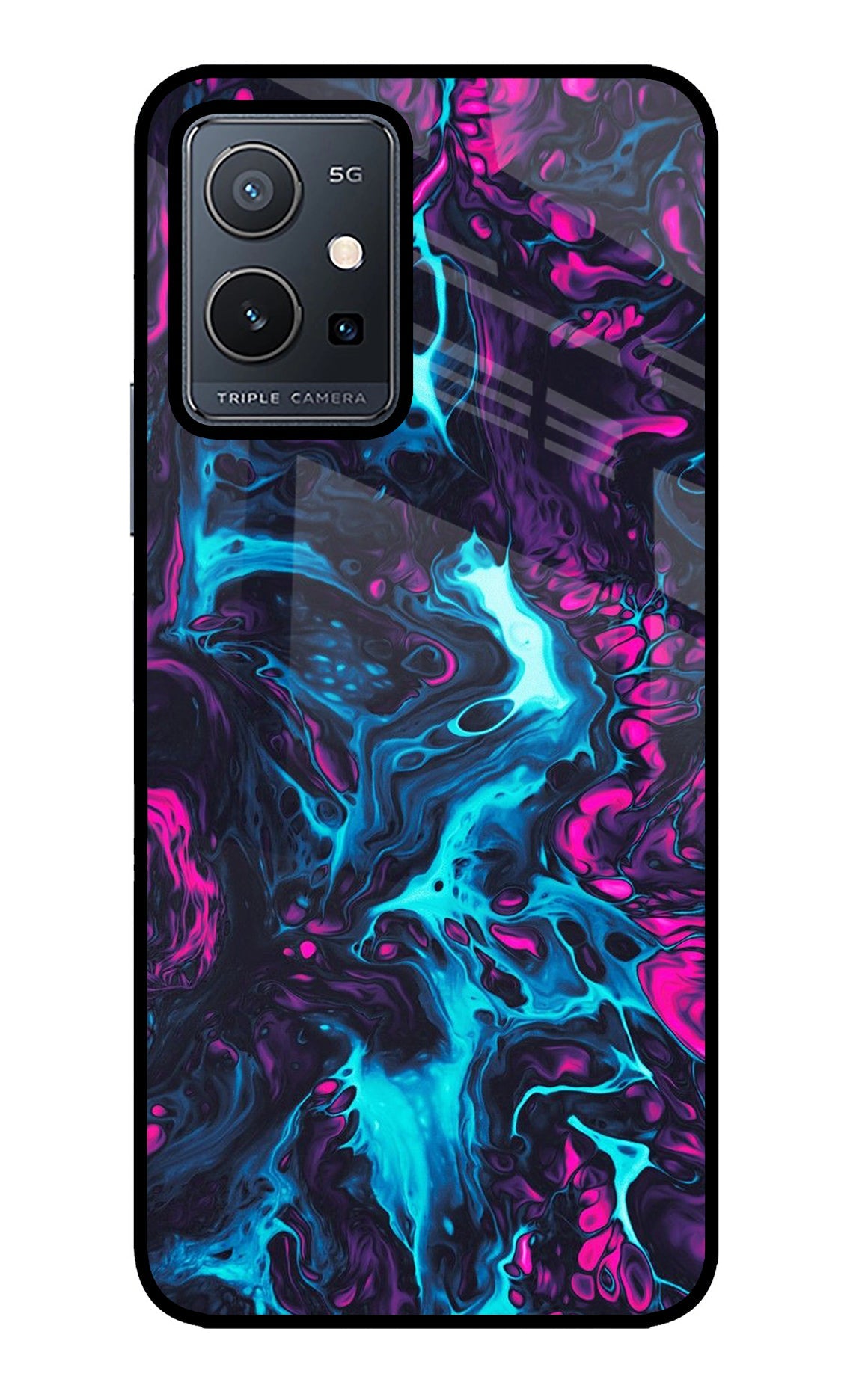 Abstract Vivo Y75 5G/Vivo T1 5G Glass Case