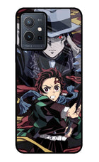 Demon Slayer Vivo Y75 5G/Vivo T1 5G Glass Case