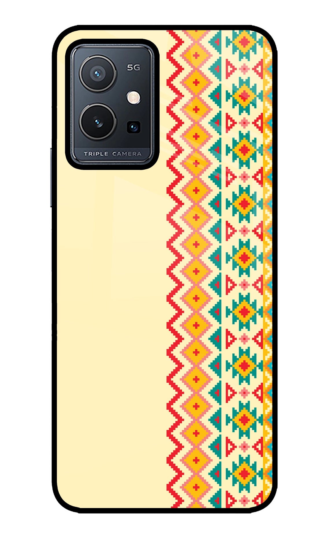 Ethnic Seamless Vivo Y75 5G/Vivo T1 5G Back Cover