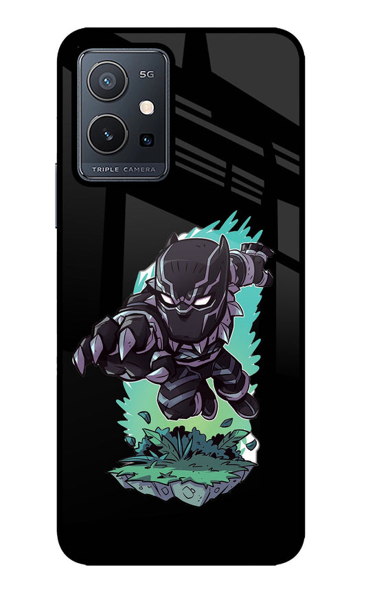 Black Panther Vivo Y75 5G/Vivo T1 5G Glass Case