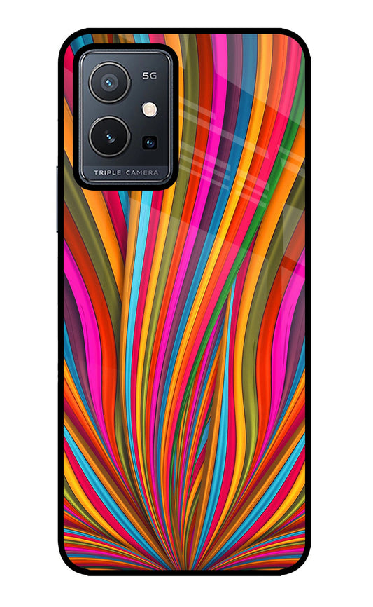 Trippy Wavy Vivo Y75 5G/Vivo T1 5G Glass Case