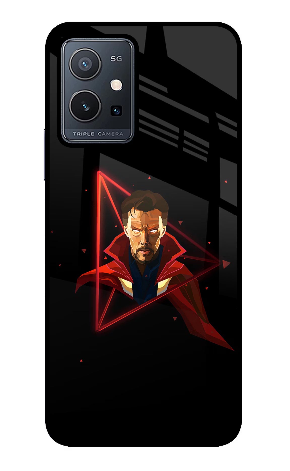 Doctor Ordinary Vivo Y75 5G/Vivo T1 5G Glass Case Back Cover by Casekaro