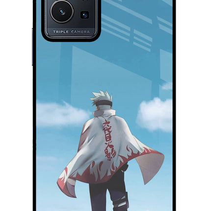 Kakashi Vivo Y75 5G/Vivo T1 5G Glass Case Back Cover by Casekaro
