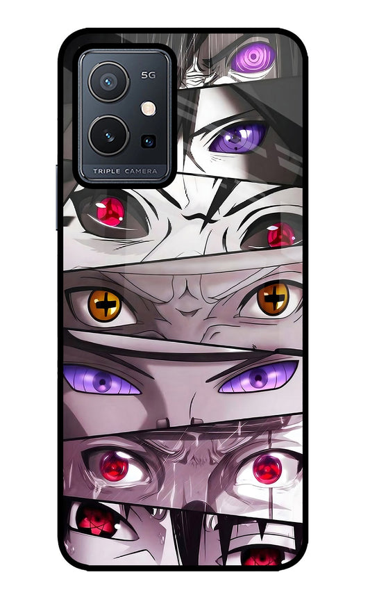 Naruto Anime Vivo Y75 5G/Vivo T1 5G Glass Case