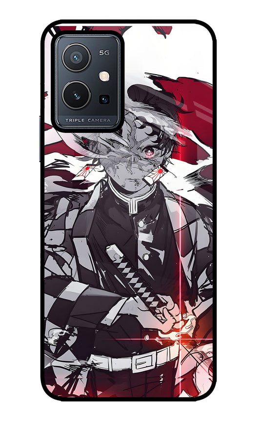 Demon Slayer Vivo Y75 5G/Vivo T1 5G Glass Case