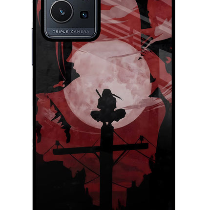 Naruto Anime Vivo Y75 5G/Vivo T1 5G Glass Case Back Cover by Casekaro