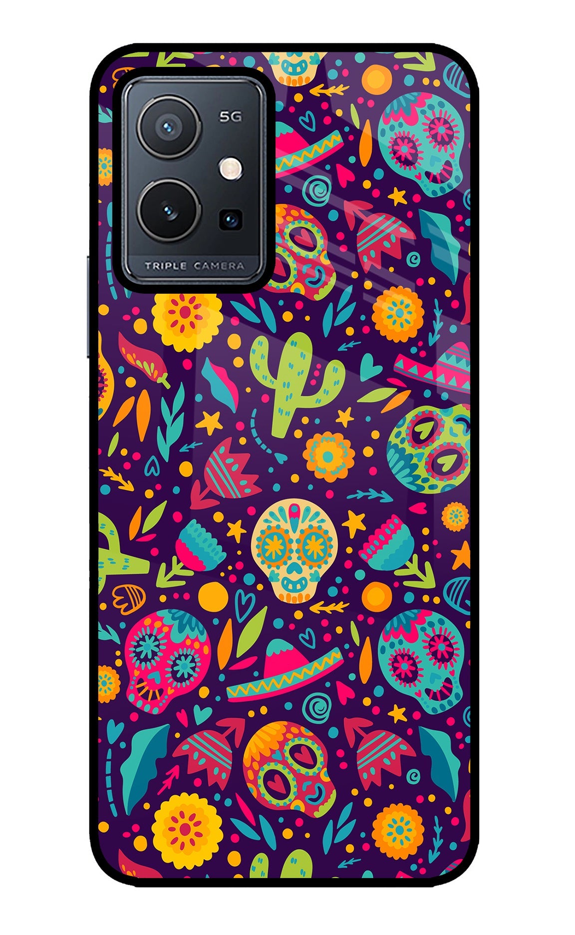 Mexican Design Vivo Y75 5G/Vivo T1 5G Back Cover