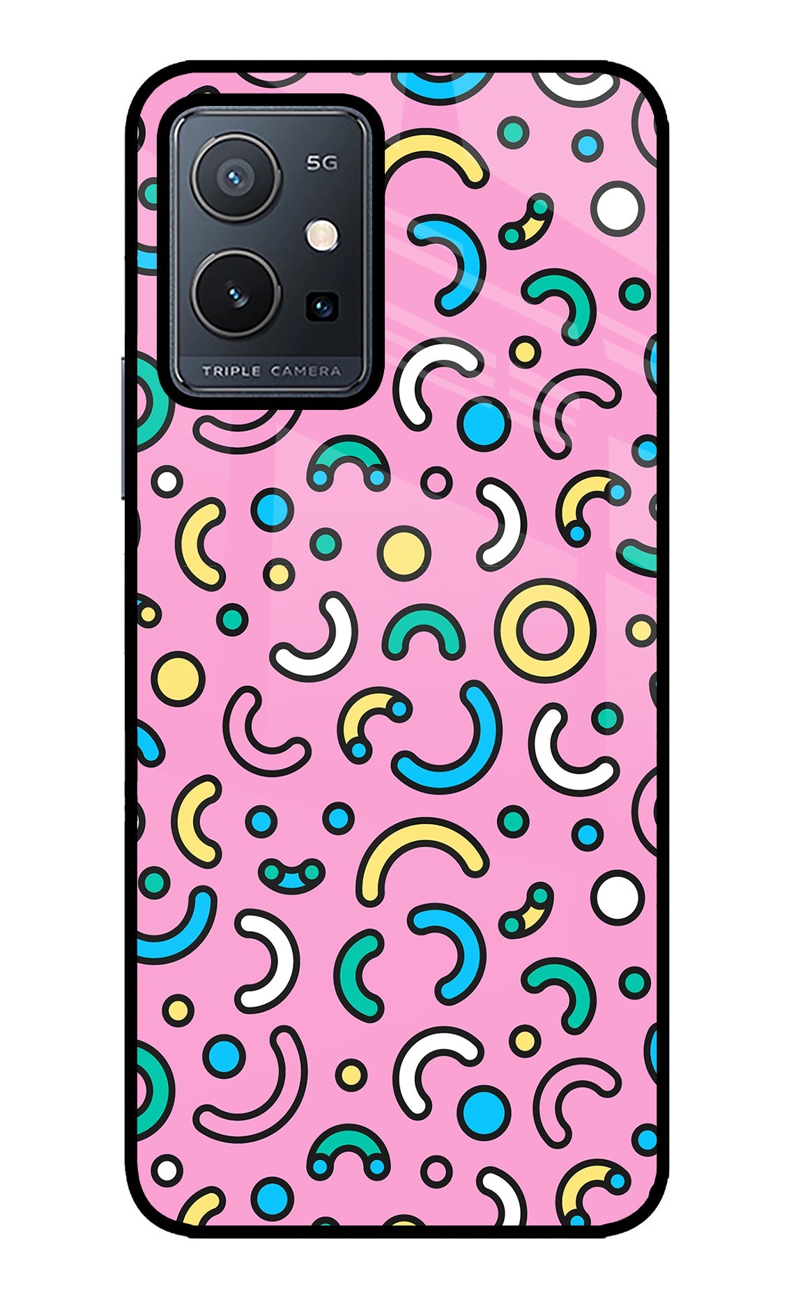 Memphis Design Vivo Y75 5G/Vivo T1 5G Back Cover