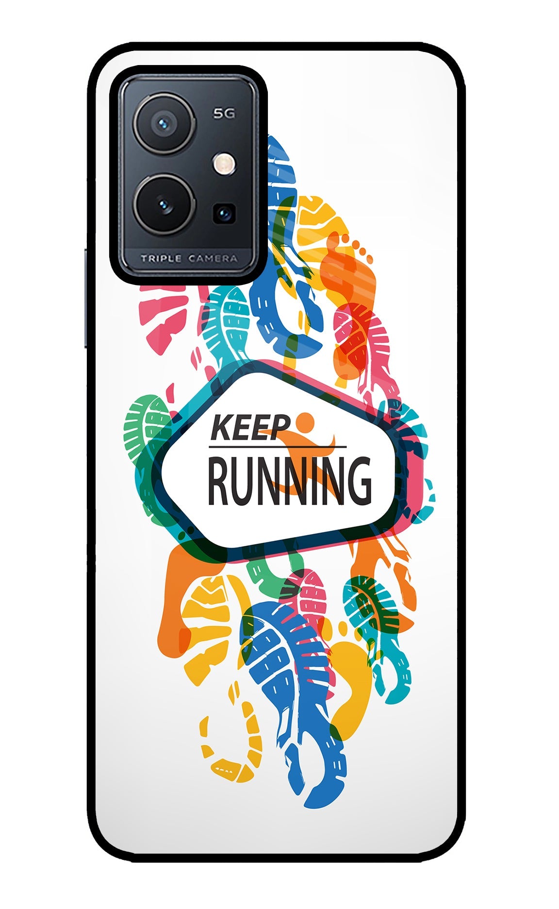 Keep Running Vivo Y75 5G/Vivo T1 5G Back Cover