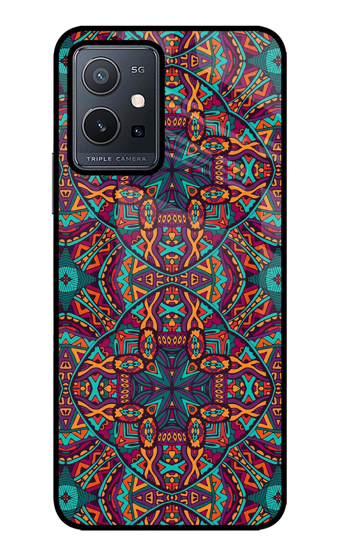 Colour Mandala Vivo Y75 5G/Vivo T1 5G Back Cover