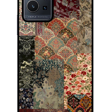 Desi Print Vivo Y75 5G/Vivo T1 5G Glass Case Back Cover by Casekaro