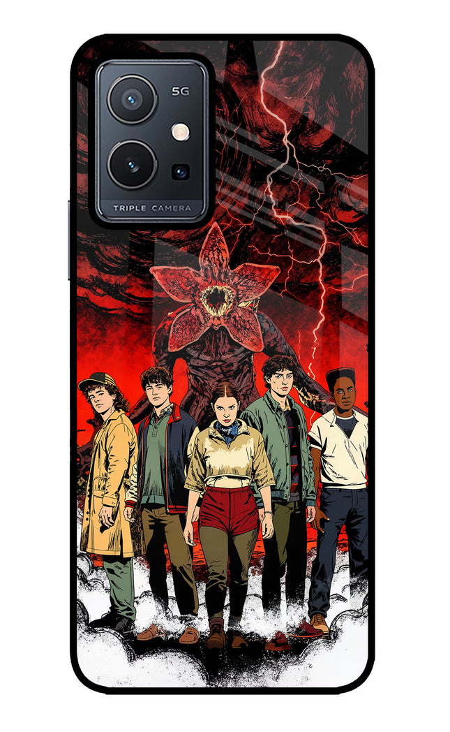 Ordinary Things Characters Vivo Y75 5G/Vivo T1 5G Glass Case