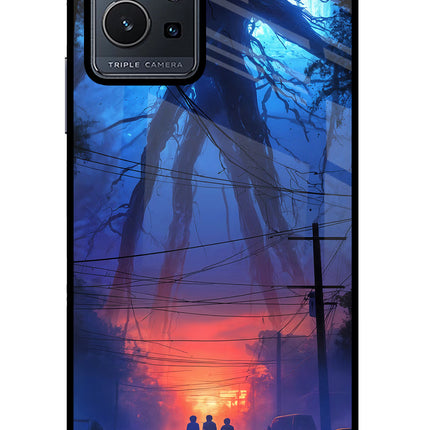 Ordinary Things Shadow Vivo Y75 5G/Vivo T1 5G Glass Case Back Cover by Casekaro