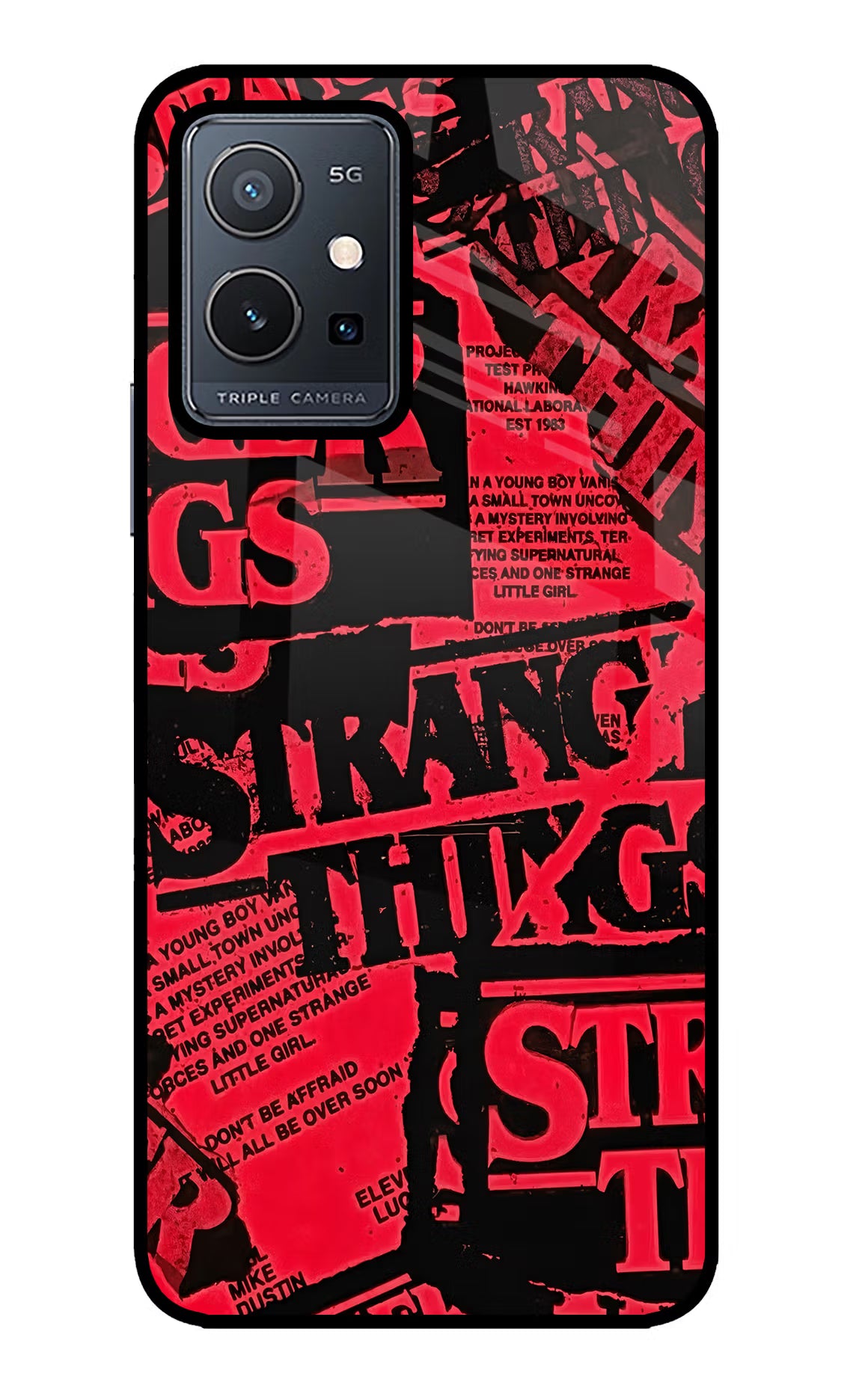 Ordinary Things Vivo Y75 5G/Vivo T1 5G Glass Case Back Cover by Casekaro