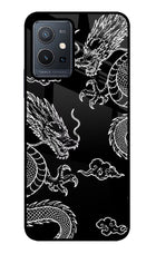 Twin Dragons Vivo Y75 5G/Vivo T1 5G Glass Case