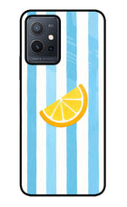 Summer Lemon Vivo Y75 5G/Vivo T1 5G Glass Case