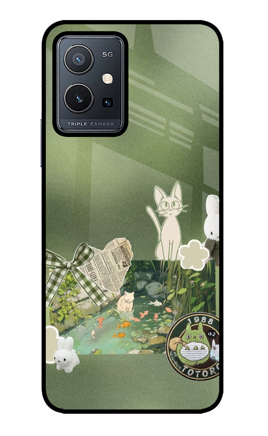 Aesthetic anime Vivo Y75 5G/Vivo T1 5G Glass Case