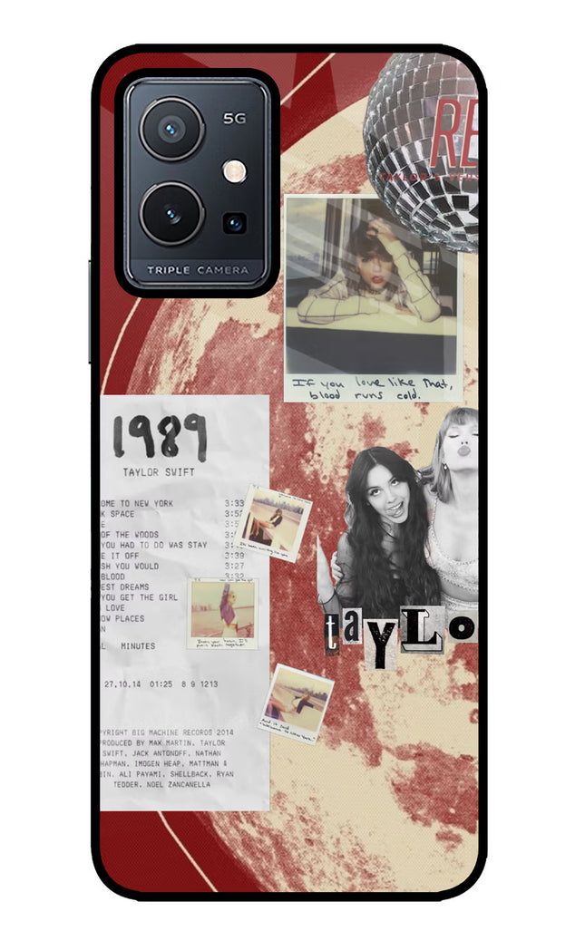 Taylor Swift Vivo Y75 5G/Vivo T1 5G Glass Case