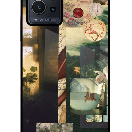 Summer Vivo Y75 5G/Vivo T1 5G Glass Case Back Cover by Casekaro