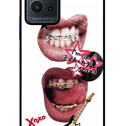 Rockstar Vivo Y75 5G/Vivo T1 5G Glass Case