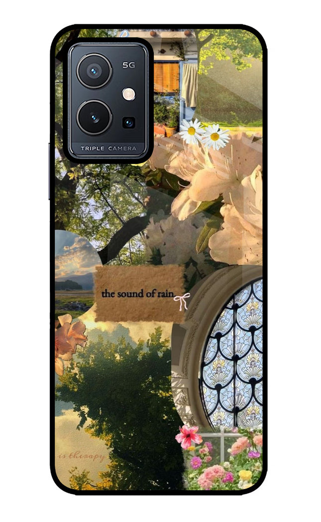Rain Vivo Y75 5G/Vivo T1 5G Glass Case