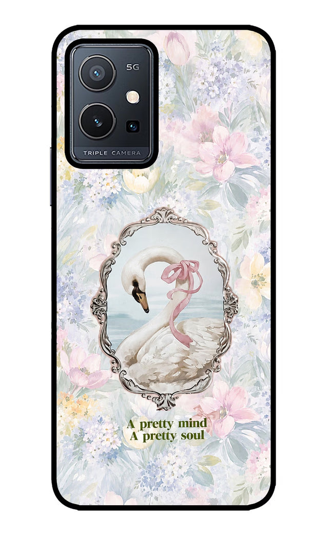 Pretty Mind Pretty Soul Vivo Y75 5G/Vivo T1 5G Glass Case