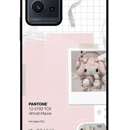 Pantone Asthetic Vivo Y75 5G/Vivo T1 5G Glass Case