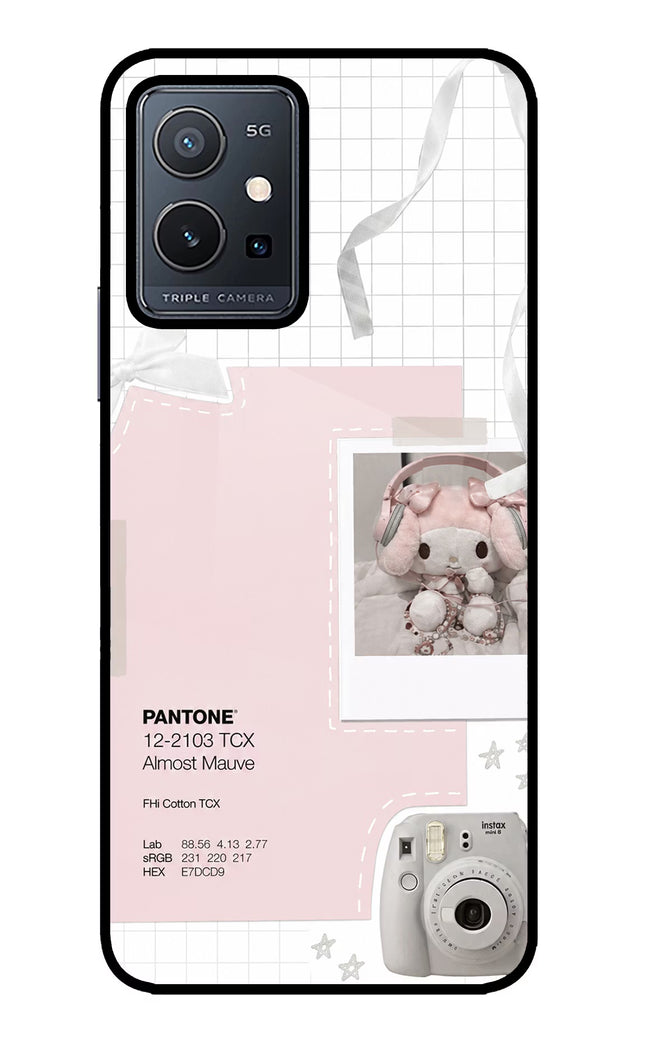 Pantone Asthetic Vivo Y75 5G/Vivo T1 5G Glass Case