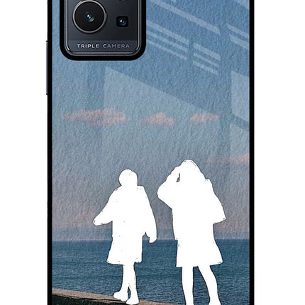 Coastal Dream Vivo Y75 5G/Vivo T1 5G Glass Case